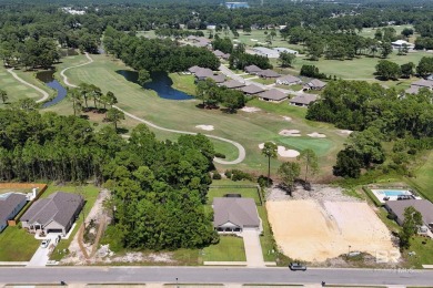 This stunning coastal home overlooks hole # 3 on Gulf Shores on The Golf Club of the Wharf in Alabama - for sale on GolfHomes.com, golf home, golf lot