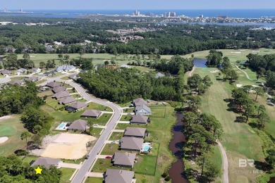 This stunning coastal home overlooks hole # 3 on Gulf Shores on The Golf Club of the Wharf in Alabama - for sale on GolfHomes.com, golf home, golf lot