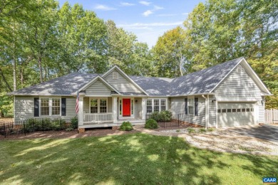 This well-maintained one-level home sits on a quiet cul-de-sac on Lake Monticello Golf Course in Virginia - for sale on GolfHomes.com, golf home, golf lot
