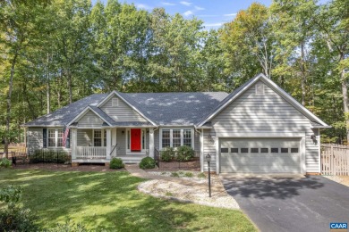 This well-maintained one-level home sits on a quiet cul-de-sac on Lake Monticello Golf Course in Virginia - for sale on GolfHomes.com, golf home, golf lot
