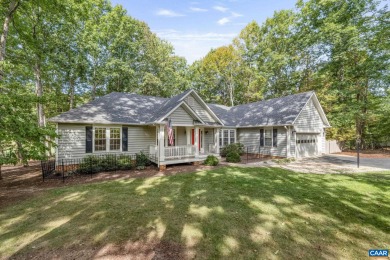 This well-maintained one-level home sits on a quiet cul-de-sac on Lake Monticello Golf Course in Virginia - for sale on GolfHomes.com, golf home, golf lot