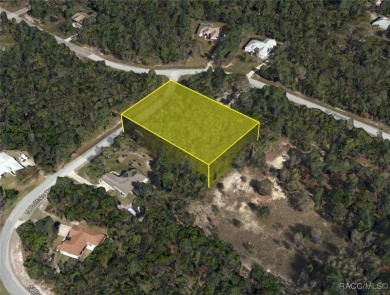 Build your dream home on this beautiful one-acre lot in Beverly on Pine Ridge Community Golf and Country Club in Florida - for sale on GolfHomes.com, golf home, golf lot