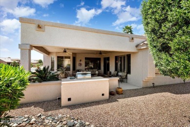 Welcome to your entertainer's dream home! This spacious home on Sun City Grand Golf Couse and Club in Arizona - for sale on GolfHomes.com, golf home, golf lot