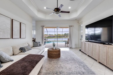 Experience luxury in this stunning pool home with breathtaking on PGA Golf Club in PGA Village in Florida - for sale on GolfHomes.com, golf home, golf lot