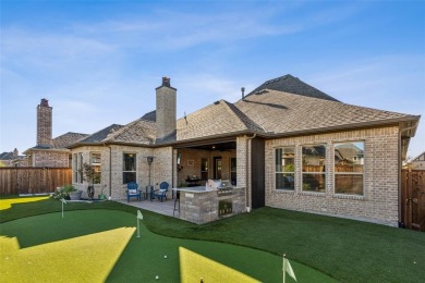 One bedroom is currently an office with French doors, the plan on The Tribute At the Colony in Texas - for sale on GolfHomes.com, golf home, golf lot