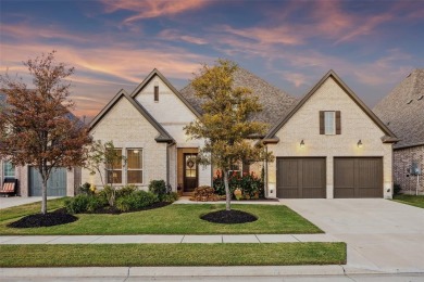 One bedroom is currently an office with French doors, the plan on The Tribute At the Colony in Texas - for sale on GolfHomes.com, golf home, golf lot