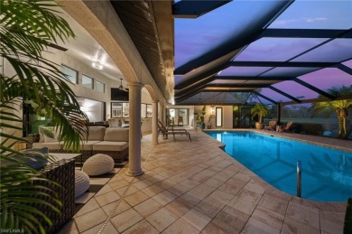 Rarely available Estate Home with Water and Golf Views available on Estero Country Club in Florida - for sale on GolfHomes.com, golf home, golf lot