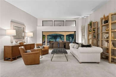 Rarely available Estate Home with Water and Golf Views available on Estero Country Club in Florida - for sale on GolfHomes.com, golf home, golf lot