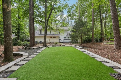 Nestled on a picturesque 1.16-acre lot in the highly on Hope Valley Country Club in North Carolina - for sale on GolfHomes.com, golf home, golf lot