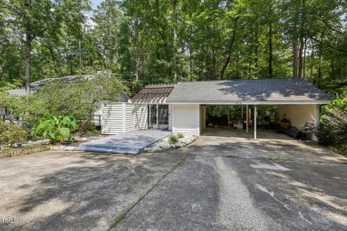 Nestled on a picturesque 1.16-acre lot in the highly on Hope Valley Country Club in North Carolina - for sale on GolfHomes.com, golf home, golf lot