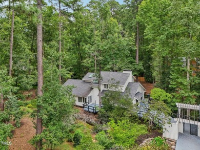 Nestled on a picturesque 1.16-acre lot in the highly on Hope Valley Country Club in North Carolina - for sale on GolfHomes.com, golf home, golf lot