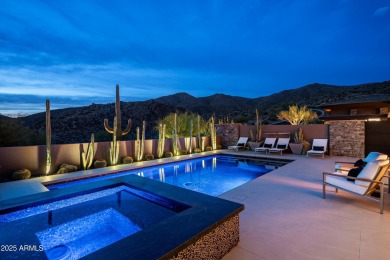 Sophisticated Contemporary Elegance...A very private estate on Desert Mountain Golf Club - Renegade Course in Arizona - for sale on GolfHomes.com, golf home, golf lot