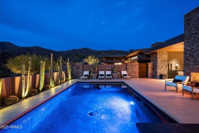 Sophisticated Contemporary Elegance...A very private estate on Desert Mountain Golf Club - Renegade Course in Arizona - for sale on GolfHomes.com, golf home, golf lot