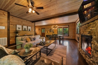 Welcome to Pine Top Escape, a stunning rustic-modern mountain on Bent Creek Golf Course in Tennessee - for sale on GolfHomes.com, golf home, golf lot