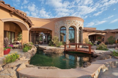 Splendid Mediterranean estate home in Desert Mountain's on Desert Mountain Club - Apache Golf Course in Arizona - for sale on GolfHomes.com, golf home, golf lot