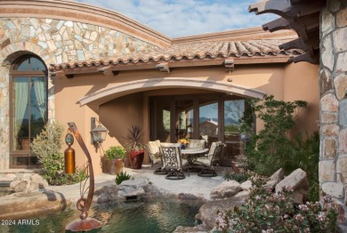 Splendid Mediterranean estate home in Desert Mountain's on Desert Mountain Club - Apache Golf Course in Arizona - for sale on GolfHomes.com, golf home, golf lot