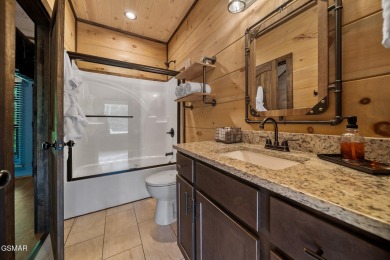 Welcome to Pine Top Escape, a stunning rustic-modern mountain on Bent Creek Golf Course in Tennessee - for sale on GolfHomes.com, golf home, golf lot