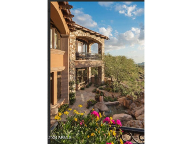 Splendid Mediterranean estate home in Desert Mountain's on Desert Mountain Club - Apache Golf Course in Arizona - for sale on GolfHomes.com, golf home, golf lot