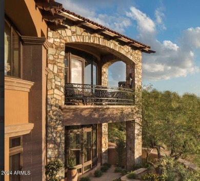 Splendid Mediterranean estate home in Desert Mountain's on Desert Mountain Club - Apache Golf Course in Arizona - for sale on GolfHomes.com, golf home, golf lot