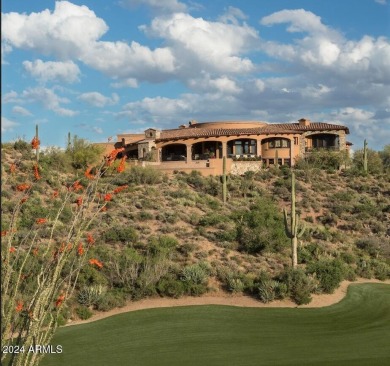 Splendid Mediterranean estate home in Desert Mountain's on Desert Mountain Club - Apache Golf Course in Arizona - for sale on GolfHomes.com, golf home, golf lot