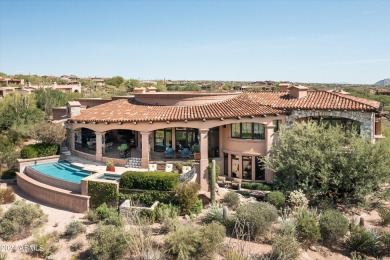 Splendid Mediterranean estate home in Desert Mountain's on Desert Mountain Club - Apache Golf Course in Arizona - for sale on GolfHomes.com, golf home, golf lot