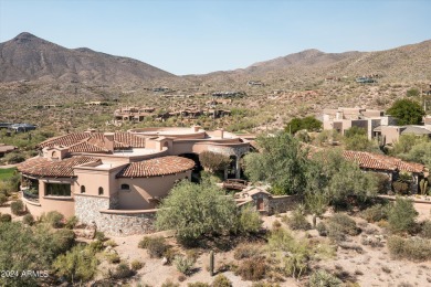 Splendid Mediterranean estate home in Desert Mountain's on Desert Mountain Club - Apache Golf Course in Arizona - for sale on GolfHomes.com, golf home, golf lot