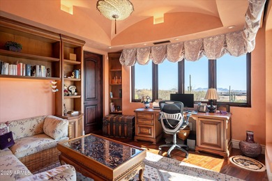Magnificent Mediterranean Estate with Golf Membership on Desert Mountain Club - Apache Golf Course in Arizona - for sale on GolfHomes.com, golf home, golf lot