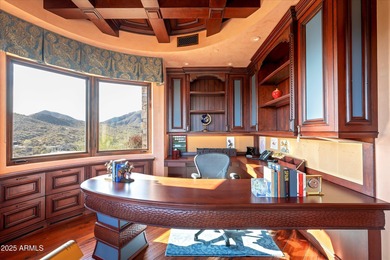 Magnificent Mediterranean Estate with Golf Membership on Desert Mountain Club - Apache Golf Course in Arizona - for sale on GolfHomes.com, golf home, golf lot