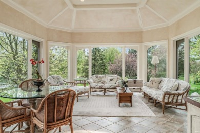 Designed by renowned architect Roy McNett and custom built by on Sycamore Hills Golf Club in Indiana - for sale on GolfHomes.com, golf home, golf lot