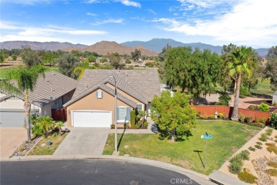 Absolutely stunning golf course view home located in the highly on Hemet Golf Club in California - for sale on GolfHomes.com, golf home, golf lot