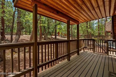 Charming chalet cabin nestled among the tall pines in Pinetop on Pinetop Lakes Golf and Country Club in Arizona - for sale on GolfHomes.com, golf home, golf lot