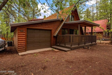 Charming chalet cabin nestled among the tall pines in Pinetop on Pinetop Lakes Golf and Country Club in Arizona - for sale on GolfHomes.com, golf home, golf lot