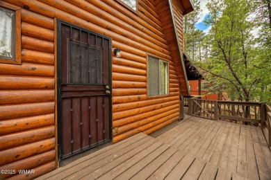 Charming chalet cabin nestled among the tall pines in Pinetop on Pinetop Lakes Golf and Country Club in Arizona - for sale on GolfHomes.com, golf home, golf lot