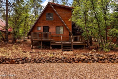 Charming chalet cabin nestled among the tall pines in Pinetop on Pinetop Lakes Golf and Country Club in Arizona - for sale on GolfHomes.com, golf home, golf lot