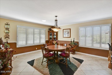 Discover this move-in-ready, popular Stratton model in on Westbrook Village Golf Club in Arizona - for sale on GolfHomes.com, golf home, golf lot