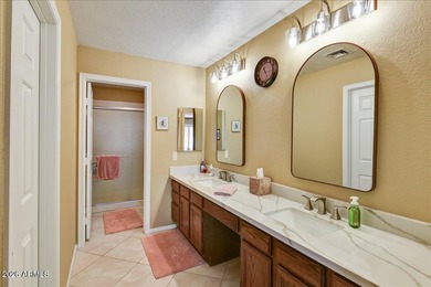 Discover this move-in-ready, popular Stratton model in on Westbrook Village Golf Club in Arizona - for sale on GolfHomes.com, golf home, golf lot