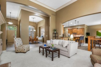 Experience luxury living in this stunning Reverse 1.5 story Don on Falcon Ridge Golf Course in Kansas - for sale on GolfHomes.com, golf home, golf lot