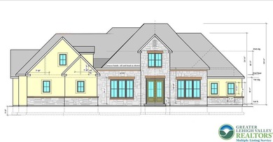 Custom home package available in highly sought after Epernay on Saucon Valley Country Club in Pennsylvania - for sale on GolfHomes.com, golf home, golf lot