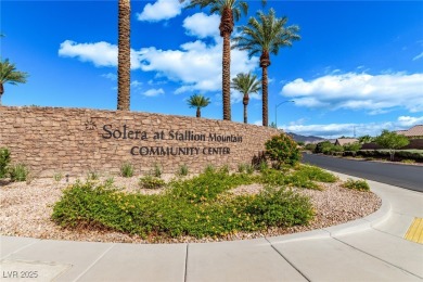 Experience refined living in the 55+ gated community of Solera on Stallion Mountain Golf Course in Nevada - for sale on GolfHomes.com, golf home, golf lot