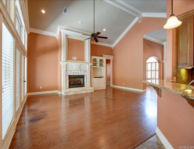 Custom Craftsman-style home with an open floor plan, cathedral on Granada Golf Course in Arkansas - for sale on GolfHomes.com, golf home, golf lot