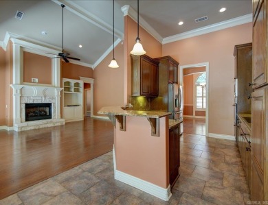 Custom Craftsman-style home with an open floor plan, cathedral on Granada Golf Course in Arkansas - for sale on GolfHomes.com, golf home, golf lot