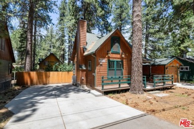 Gorgeous 3/2 Storybook log cabin nestled among the tall trees on on Big Bear Mountain Ski and Golf Resort in California - for sale on GolfHomes.com, golf home, golf lot