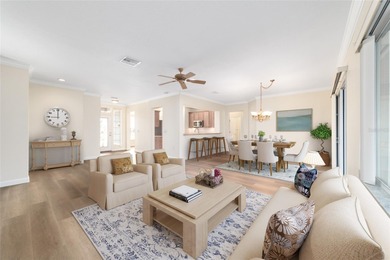 Welcome home and step into this popular Sanibel model on Eagle Ridge At Spruce Creek Country Club in Florida - for sale on GolfHomes.com, golf home, golf lot