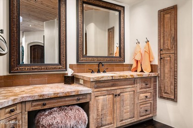 Tucked away in a serene and sequestered setting, meandering over on The Boulders Resort Golf Club in Arizona - for sale on GolfHomes.com, golf home, golf lot