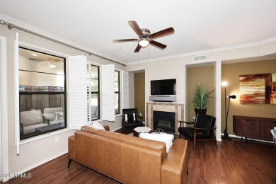 This private and spacious ground floor unit is situated directly on Scottsdale Silverado Golf Club in Arizona - for sale on GolfHomes.com, golf home, golf lot