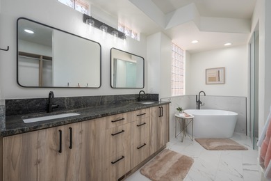 Inside Entrada's Paiute Springs, this fully renovated home on Entrada at Snow Canyon in Utah - for sale on GolfHomes.com, golf home, golf lot