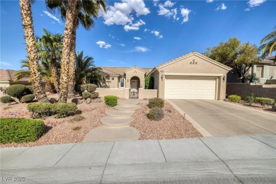 Lovely mountain views in Sun City Anthem! A charming gated front on Revere Golf Club in Nevada - for sale on GolfHomes.com, golf home, golf lot