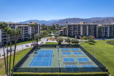 This exceptional corner unit offers stunning south and on Desert Island Golf and Country Club in California - for sale on GolfHomes.com, golf home, golf lot