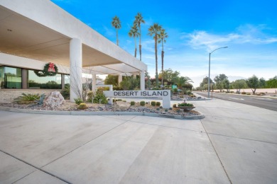 This exceptional corner unit offers stunning south and on Desert Island Golf and Country Club in California - for sale on GolfHomes.com, golf home, golf lot