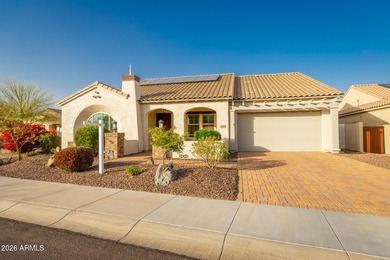 Welcome to your dream home in paradise! This spacious 3-bedroom on Estrella Mountain Ranch Golf Course in Arizona - for sale on GolfHomes.com, golf home, golf lot